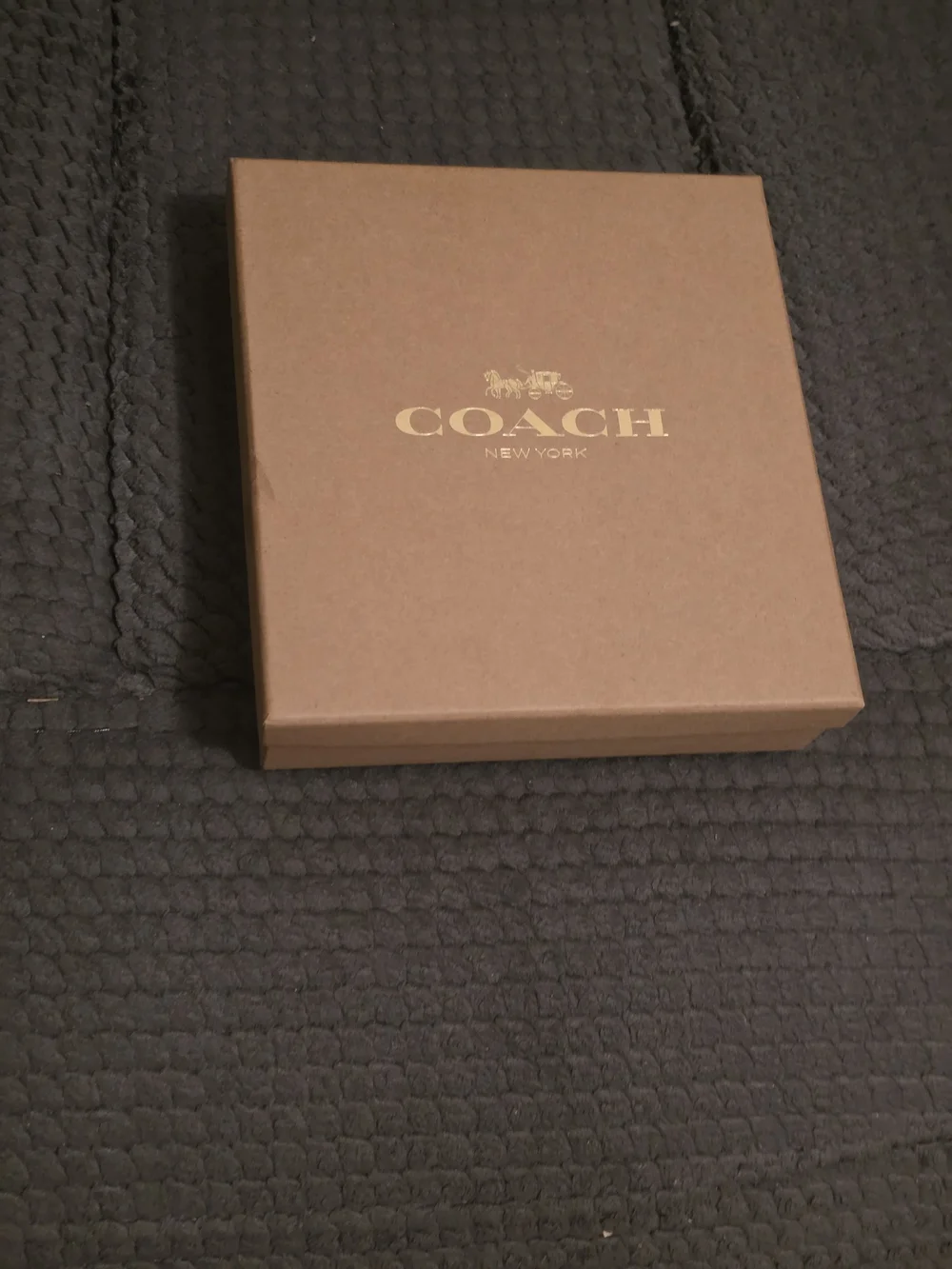 Coach Brown Leather Dog Collar with Silver Hardware M(ch146)